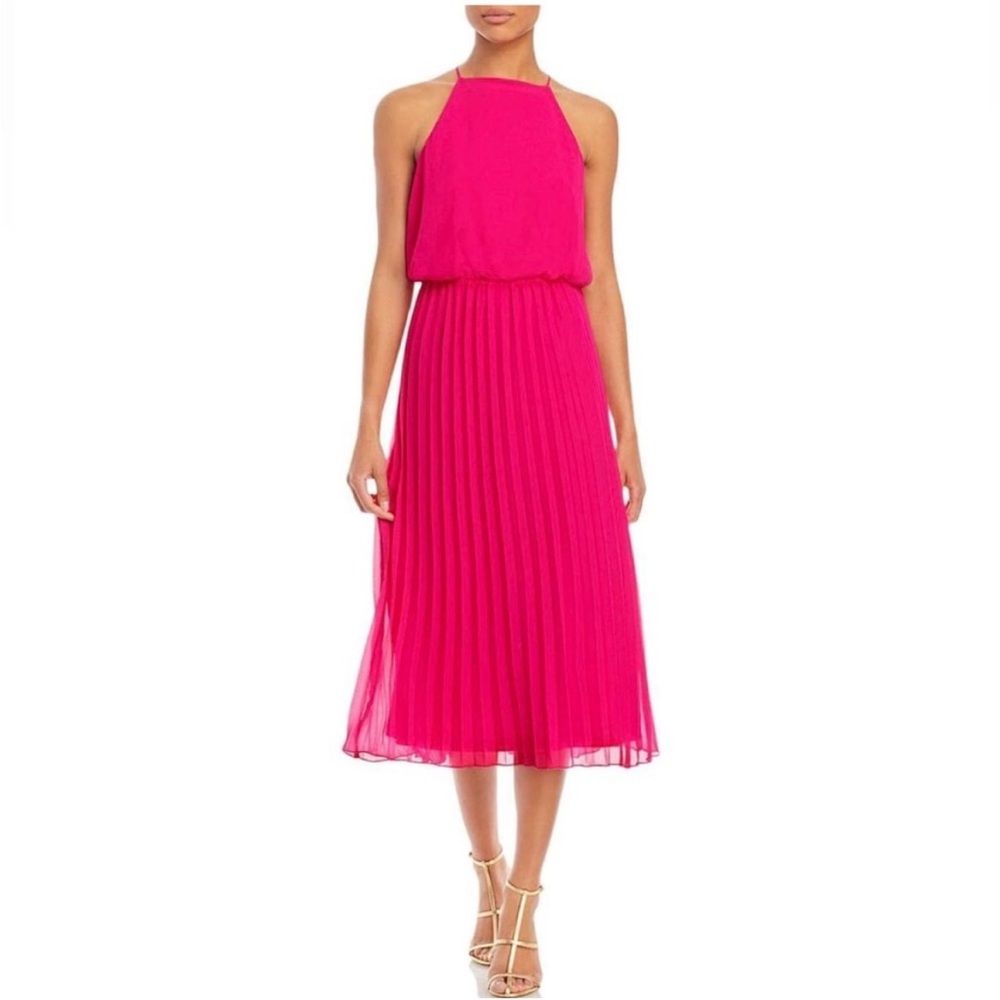 Sam Edelman Elegant Pink Halter Dress